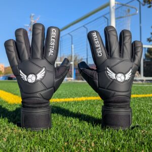 Guantes de portero Celestial Eclipse negros con corte negativo